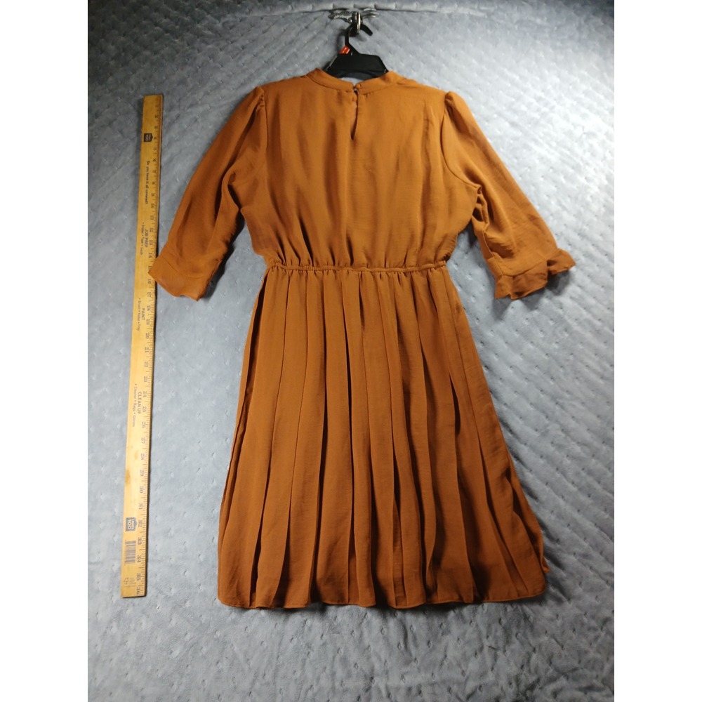 🌟 STUNNING Savanna Jane Cottagecore Embroidered Boho Pleated Dress Medium 🌟 - Picture 9 of 9